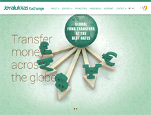 Tablet Screenshot of joyalukkasexchange.com